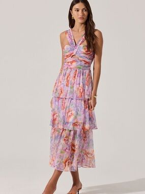 astr the label angeles midi dress ASTR the Label Women's Angeles Dress, Black, XS